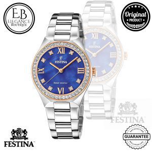 FESTINA SOLAR ENERGY F20658/2 BLEU ACIER INOXYDABLE FEMME