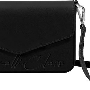 Cavalli Class MESSINA Black Small Envelope Crossbody bag